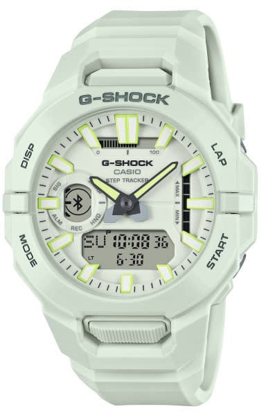 G-Shock Casio G Shock Horloge GBA-950-7AER Analoog Digitaal Light Grijs Bluetooth Stappenteller 200m Waterdicht 44mm Divers