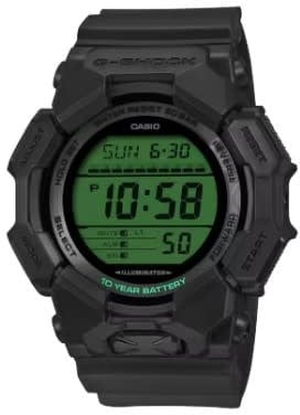 G-Shock Casio G-Shock  Horloge GD-010BEG-1ER Black Electro Green Digitaal Zwart 48mm Zwart