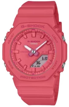 G-Shock Casio G-Shock Horloge GMA-P2100-4AER Analoog Digitaal Roze 39mm Roze