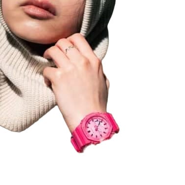 G-Shock Casio G-Shock Horloge GMA-P2100PP-4AER Analoog Digitaal Roze 38mm Roze