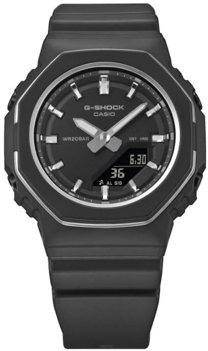 G-Shock Casio G-Shock Horloge GMA-P2110-1AER Staal Wijzerplaat 40mm met Kunststofband Waterdichtheid 20m Zwart