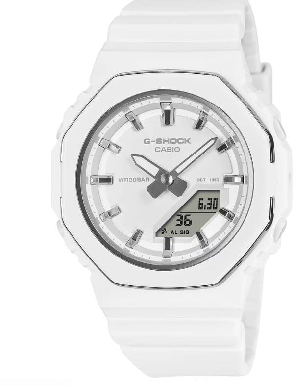 G-Shock Casio G-Shock Horloge GMA-P2110-7AER Staal Wijzerplaat 40mm met Kunststofband Waterdichtheid 20m Wit