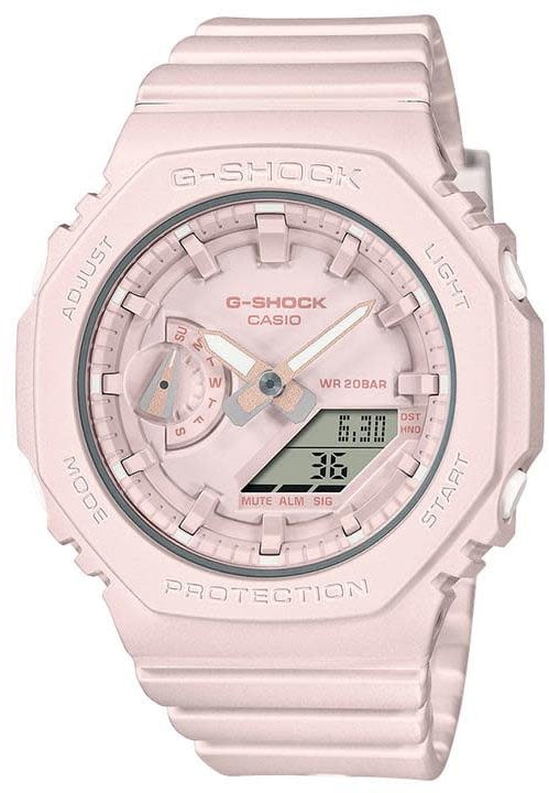 G-Shock G Shock Horloge GMA-S2100BA-4AER Analoog Digitaal Roze Roze