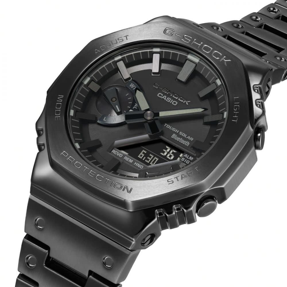 G-Shock G Shock Horloge GM-B2100BD-1AER Digitaal Analoog met Gun Metal Donkergrijs