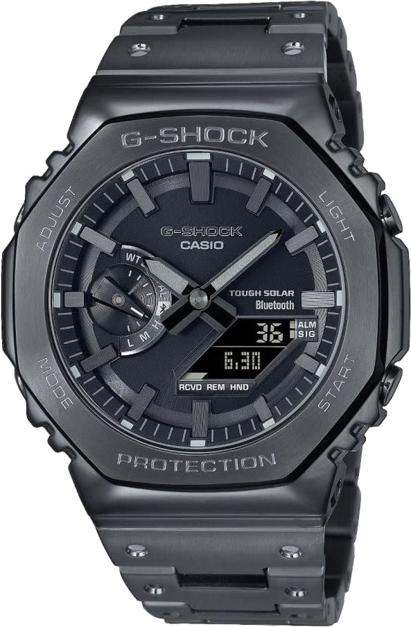 G-Shock G Shock Horloge GM-B2100BD-1AER Digitaal Analoog met Gun Metal Donkergrijs