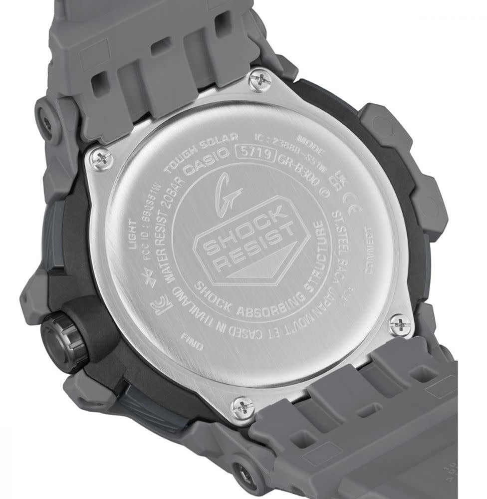 G-Shock Casio G-Shock Horloge GR-B300-8A2ER Gravity Master Solar  Bluetooth Donkergrijs