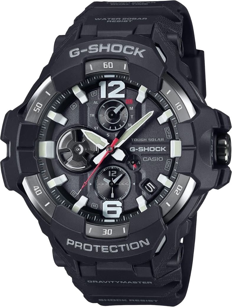 G-Shock G Shock Horloge GR-B300EC-1AER Solar Analoog Zwart Zwart