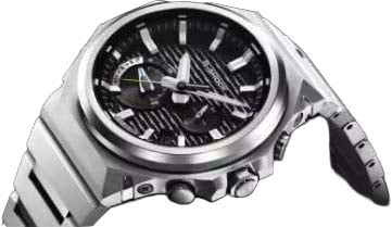 G-Shock Casio G-Shock Horloge GST-B1000D-1AER Staal Solar Bluetooth 200m Waterdicht met Zwarte Wijzerplaat 44mm Zilver