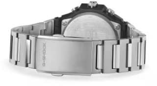 G-Shock Casio G-Shock Horloge GST-B1000D-2AER Staal Solar Bluetooth 200m Waterdicht met Blauwe Wijzerplaat 44mm Zilver