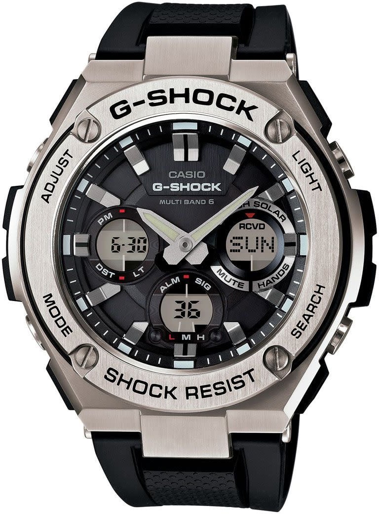 G-Shock Casio G-Shock Horloge GST-W110-1AER Multiband 6 Radio Controlled Solar 200m Waterdicht 54mm Zwart