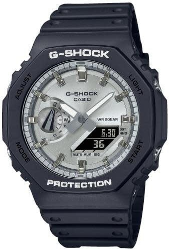 G-Shock Casio G-Shock Horloge GA-2100SB-1AER Analoog Digitaal Zwart met Zilver Zwart