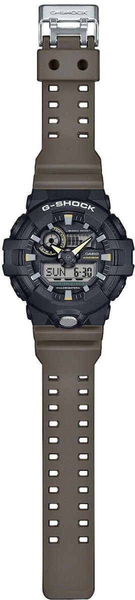 G-Shock G Shock Horloge GA-710TU-1A3ER Analoog Digitaal Zwart Groen 200m Waterdicht Zwart