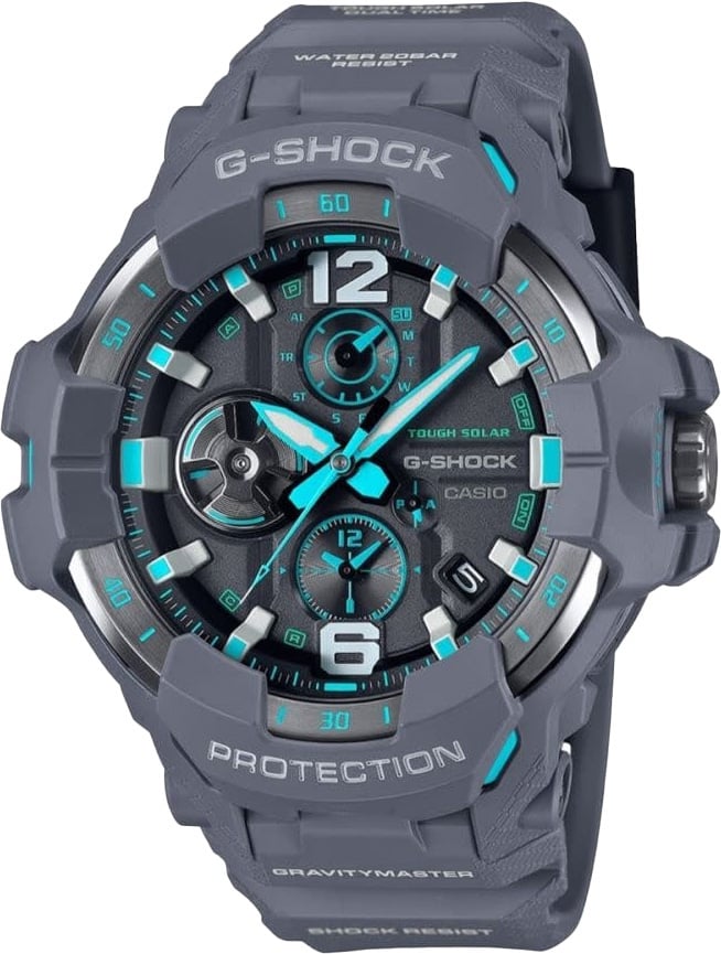 G-Shock Casio G-Shock Horloge GR-B300-8A2ER Gravity Master Solar Bluetooth Donkergrijs