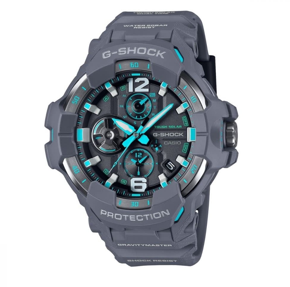 G-Shock Casio G-Shock Horloge GR-B300-8A2ER Gravity Master Solar Bluetooth Donkergrijs