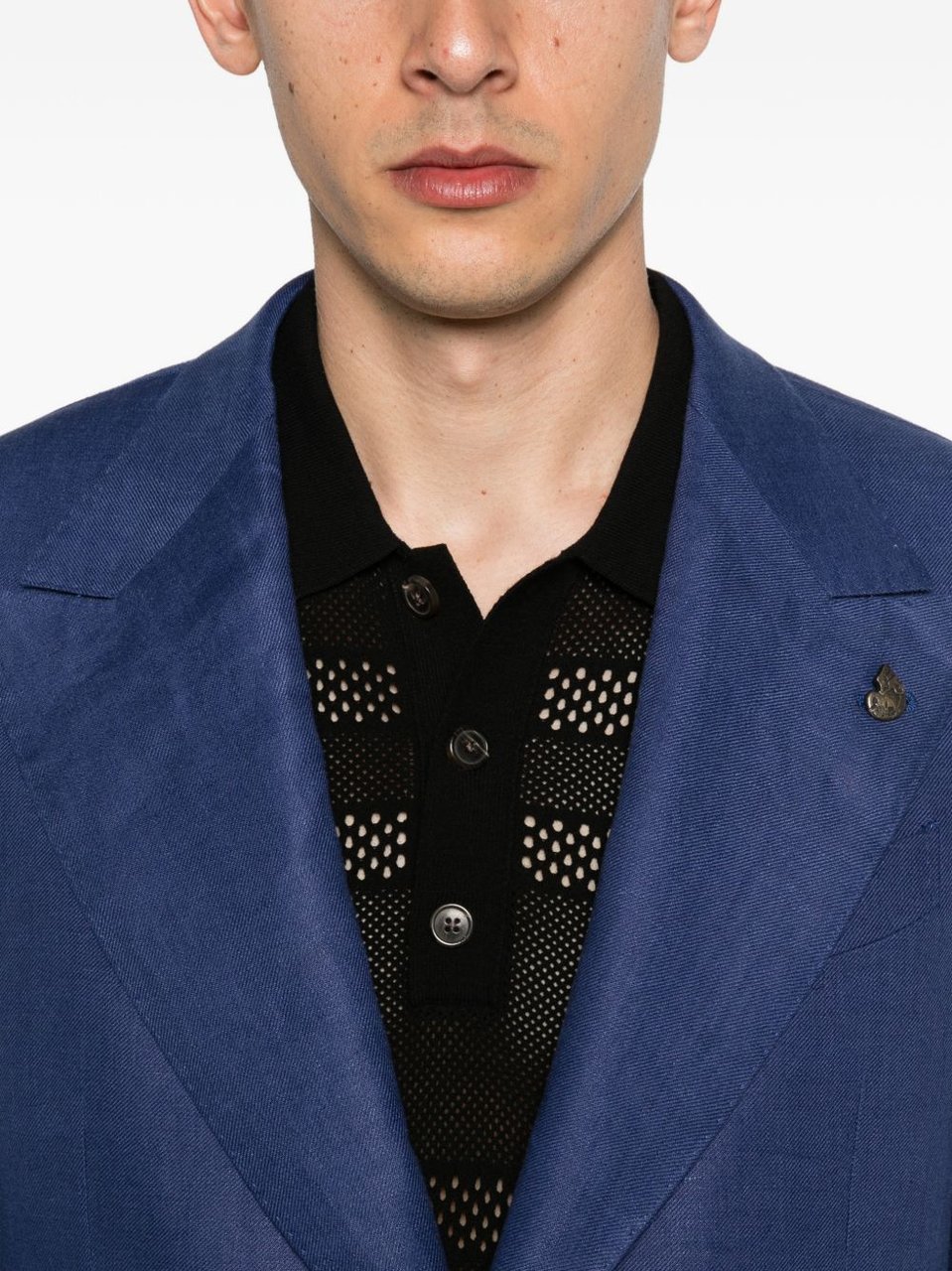 Gabriele Pasini Structured Blazer Flap Pockets Suit Blauw