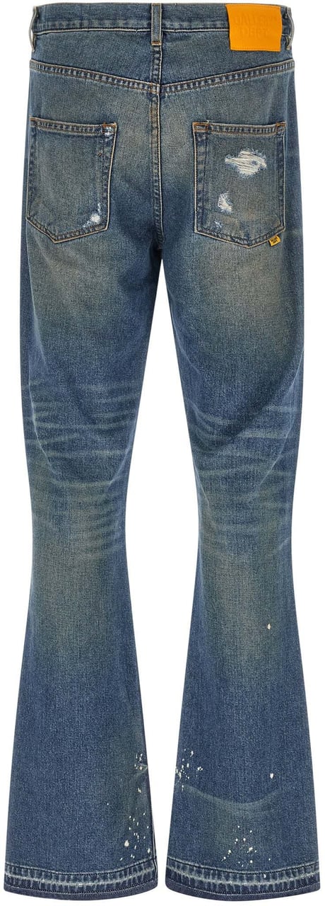 GALLERY DEPT GALLERY DEPT. Blue Cotton Flared Jeans Blauw
