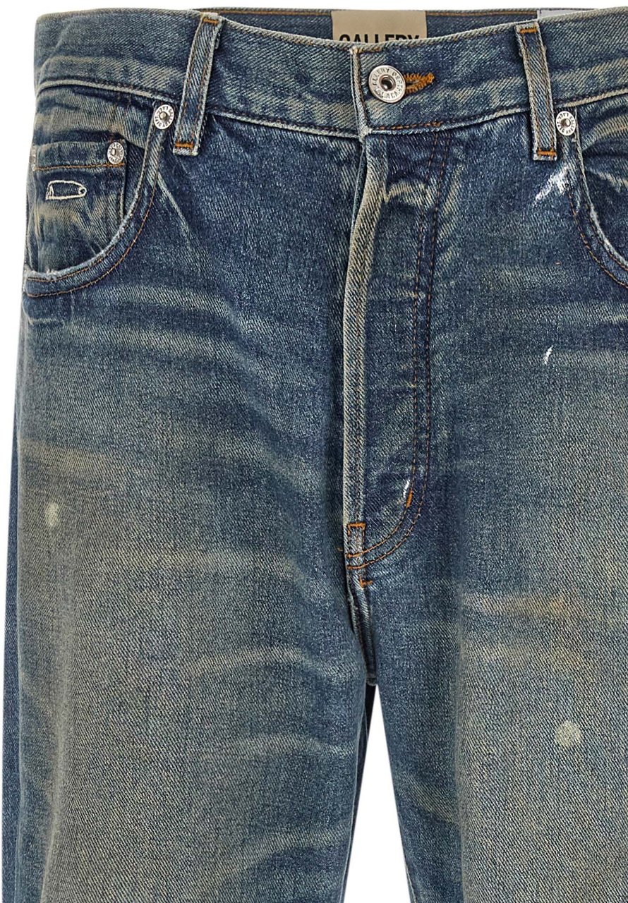 GALLERY DEPT GALLERY DEPT. Blue Cotton Flared Jeans Blauw