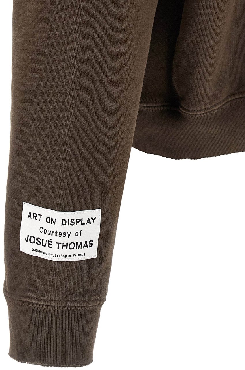 GALLERY DEPT GALLERY DEPT. Brown Cotton Sweatshirt Zwart