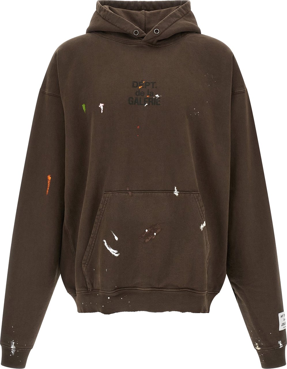GALLERY DEPT GALLERY DEPT. Brown Cotton Sweatshirt Zwart