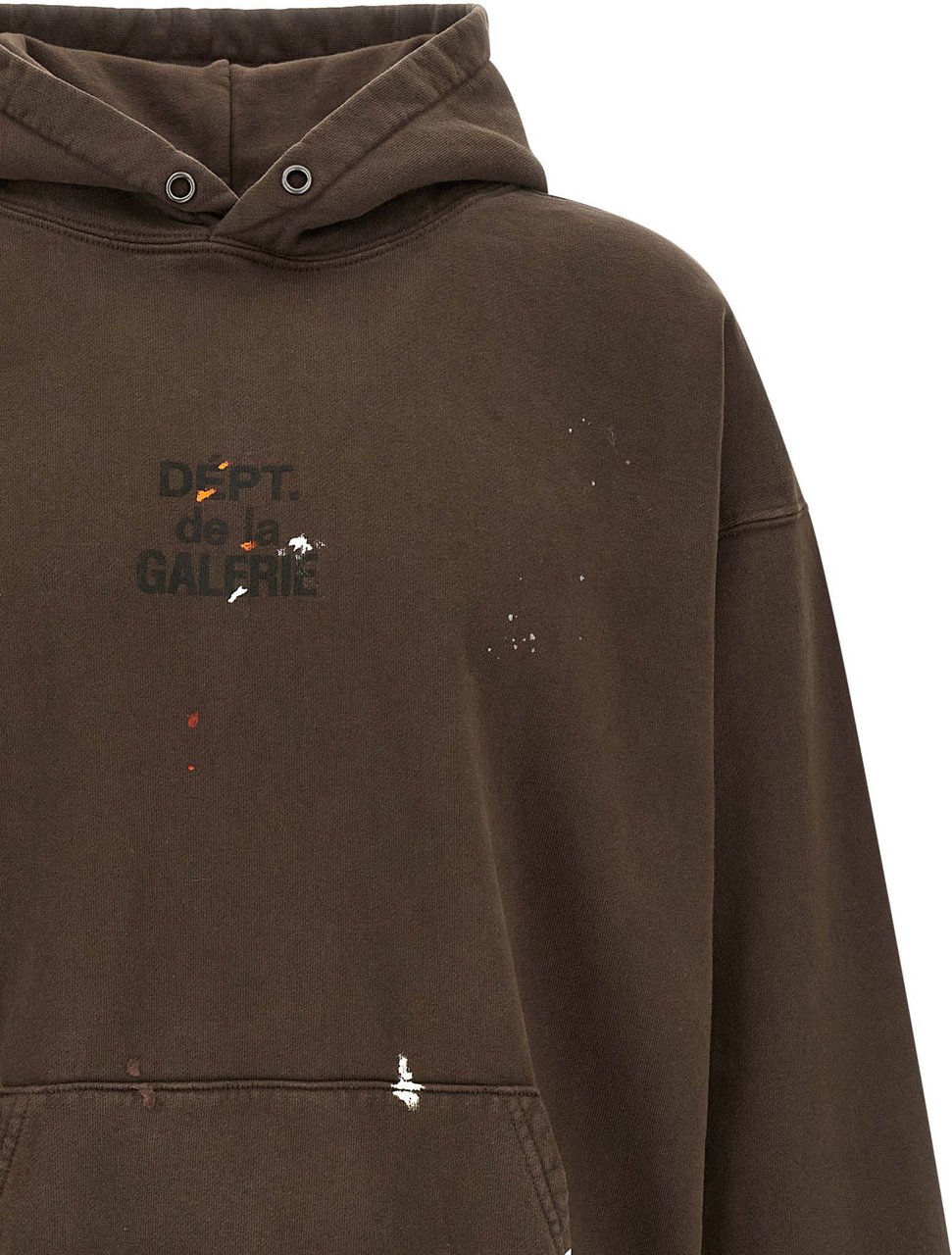 GALLERY DEPT GALLERY DEPT. Brown Cotton Sweatshirt Zwart