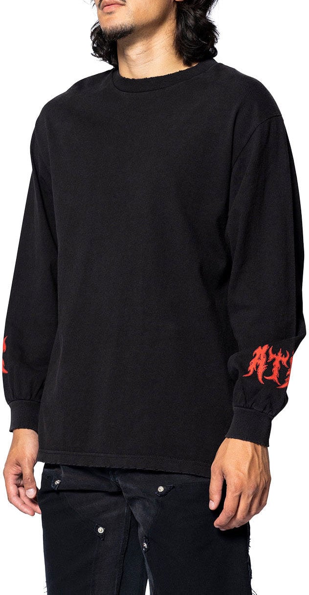 GALLERY DEPT CERTIFIED L/S CLEAN BLACK Zwart