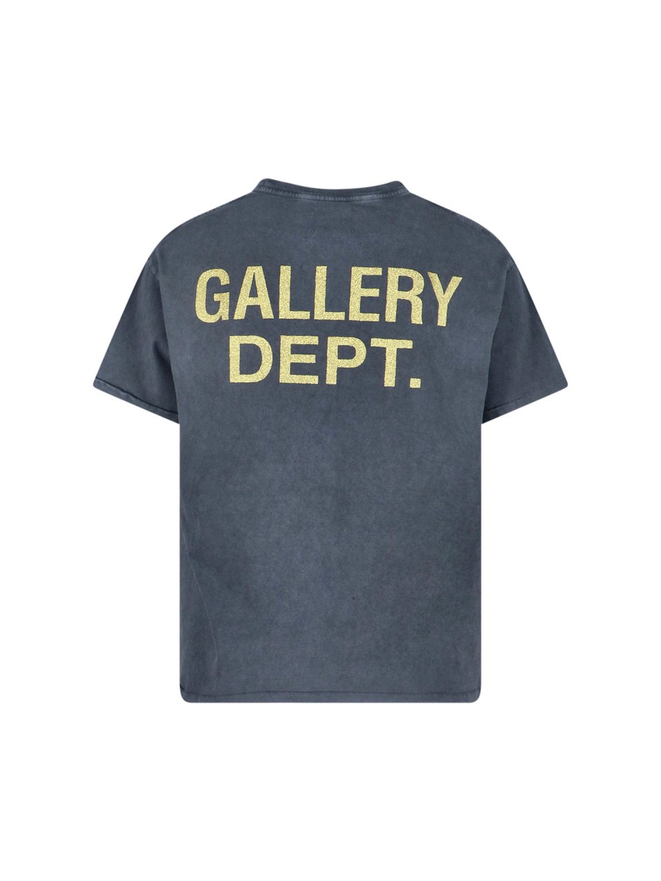GALLERY DEPT Worn Black Graphic T-Shirt Grijs