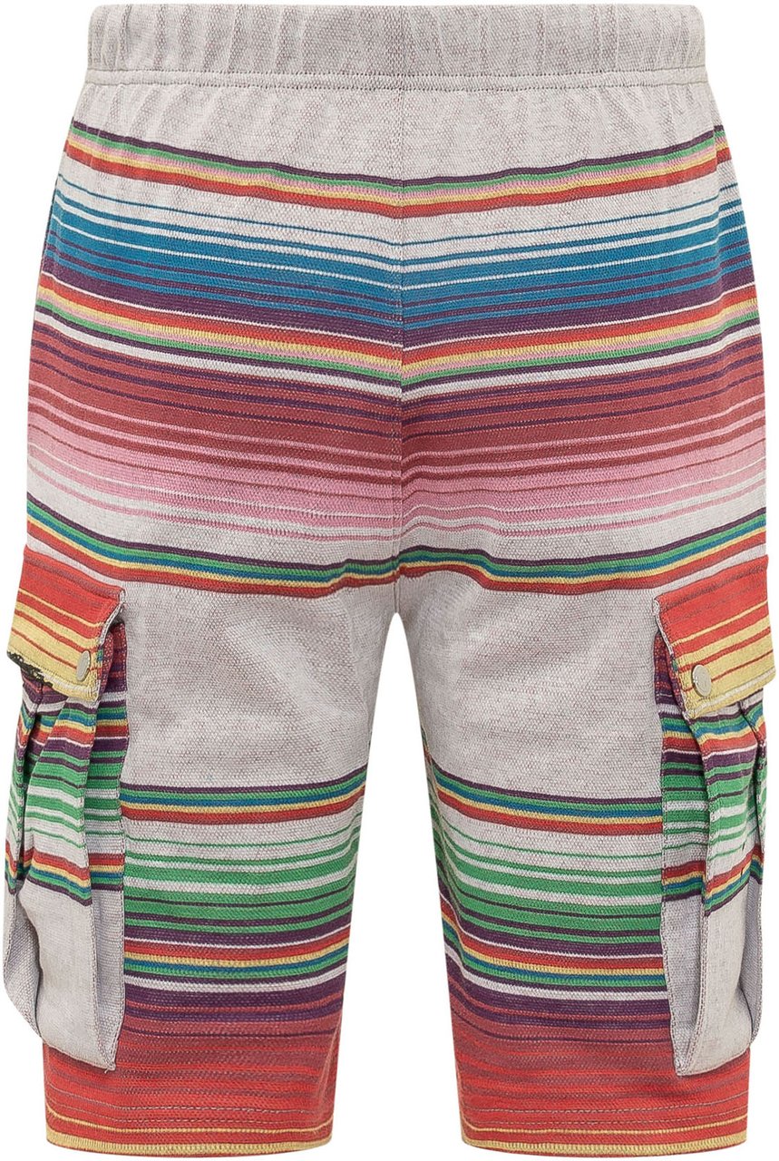 GALLERY DEPT Shorts con Tasche Laterali e Motivo a Righe Divers