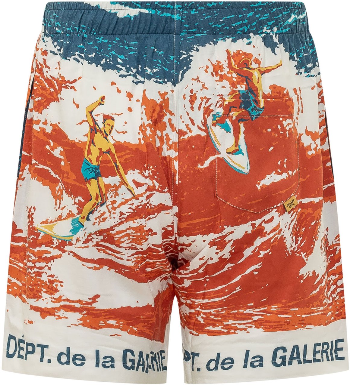 GALLERY DEPT Bermuda Surf Zuma con Stampa Grafica Divers