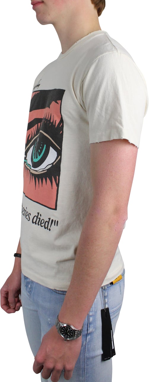 GALLERY DEPT Gallery Dept. Dead Batteries T-Shirt (Antique White) Wit