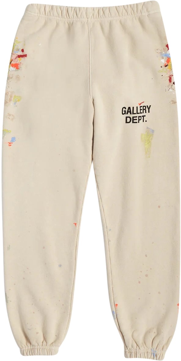 GALLERY DEPT Gallery Dept. Painted Logo Sweatpants (Natural Beige) Beige