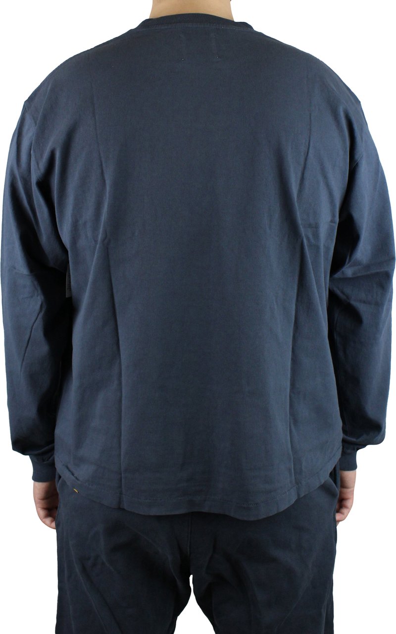 GALLERY DEPT Gallery Dept. French Logo Pocket Longsleeve T-shirt (Vintage Black) Zwart