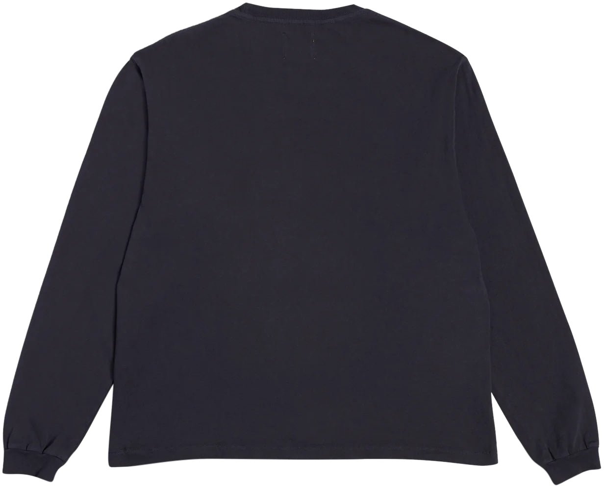 GALLERY DEPT Gallery Dept. French Logo Pocket Longsleeve T-shirt (Vintage Black) Zwart