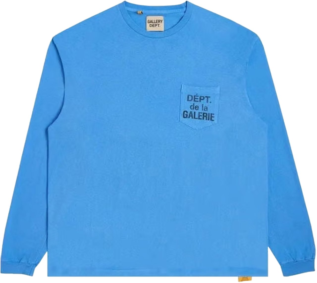 GALLERY DEPT Gallery Dept. French Logo Longsleeve 'Blue' Blauw