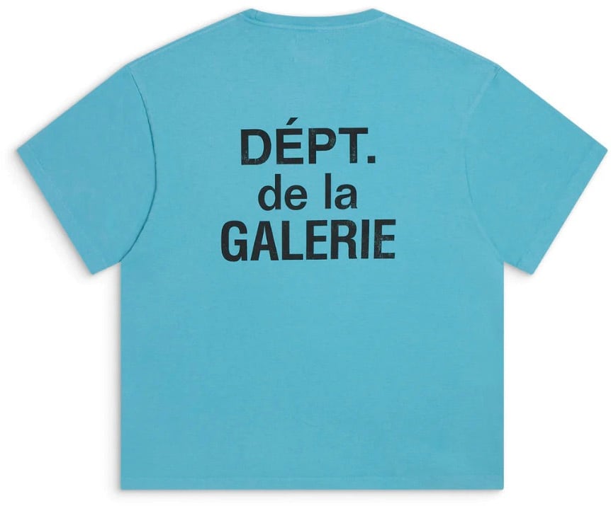 GALLERY DEPT Gallery Dept. French Tee 'Light Teal' Blauw