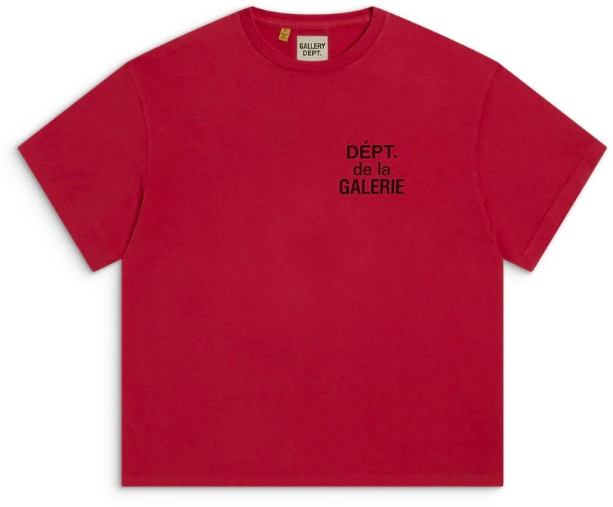 GALLERY DEPT Gallery Dept. French Tee 'Rood' Rood