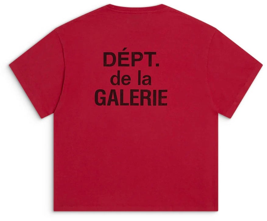 GALLERY DEPT Gallery Dept. French Tee 'Rood' Rood