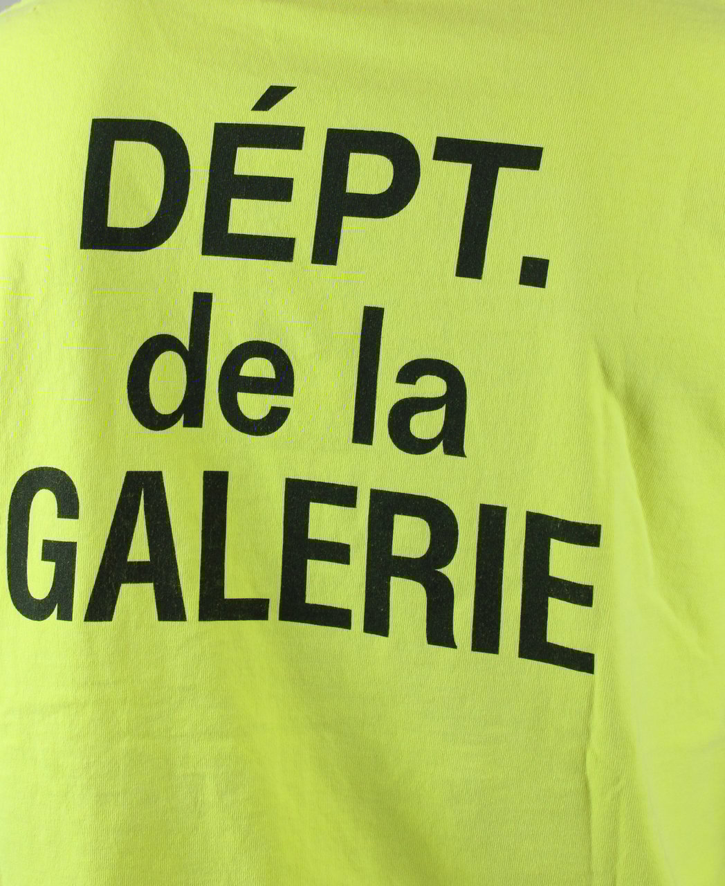 GALLERY DEPT Gallery Dept. French Tee (Flo Yellow) Geel