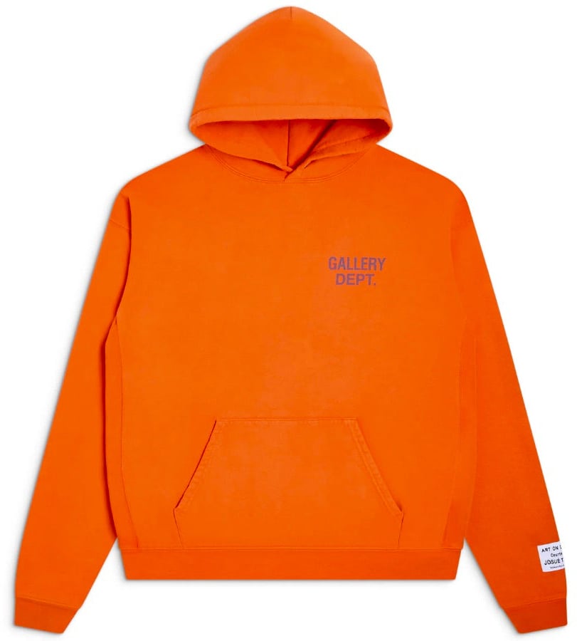 GALLERY DEPT Gallery Dept. 90'S GD Logo Hoodie 'Bright Orange' Oranje