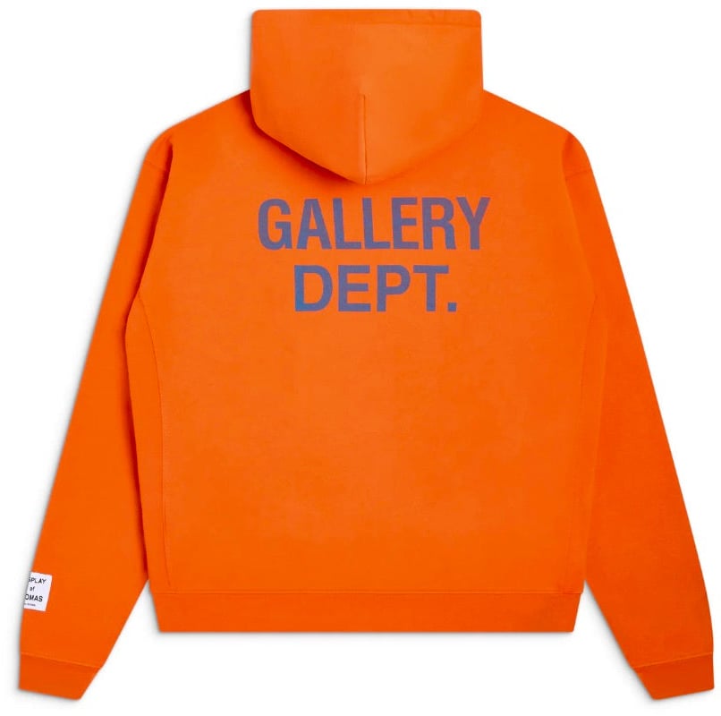 GALLERY DEPT Gallery Dept. 90'S GD Logo Hoodie 'Bright Orange' Oranje