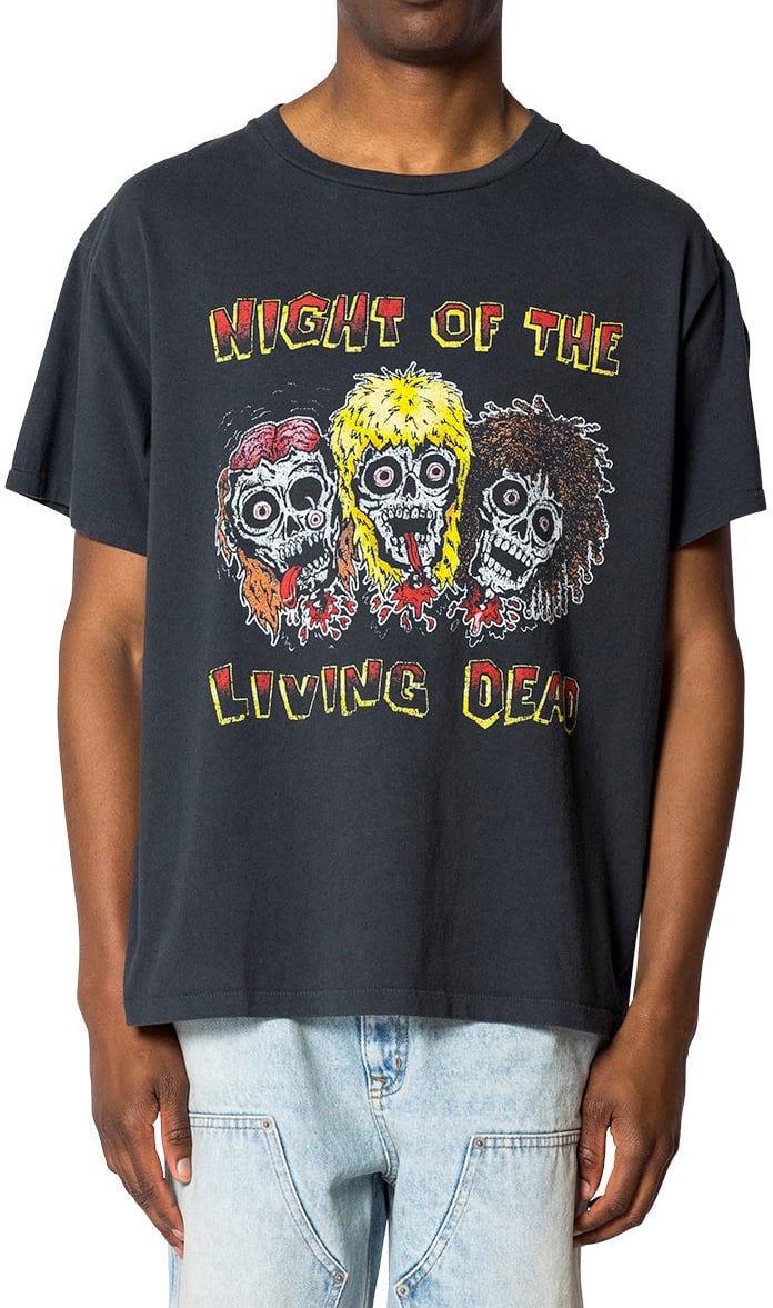 GALLERY DEPT NIGHT OF THE LIVING DEAD TEE GRAPHITE Grijs