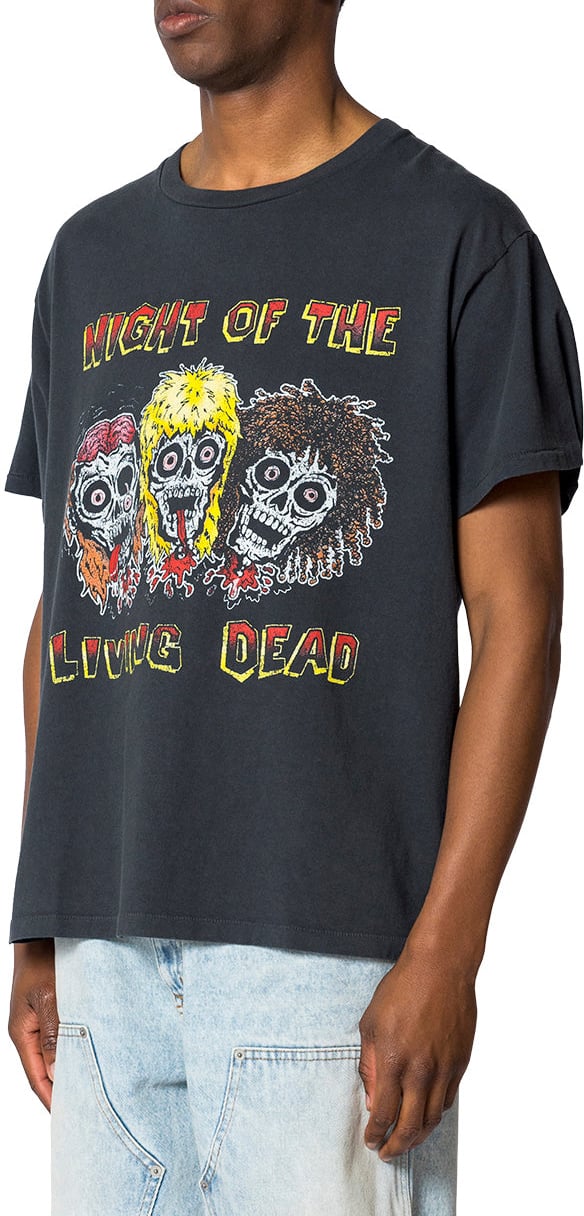 GALLERY DEPT NIGHT OF THE LIVING DEAD TEE GRAPHITE Grijs