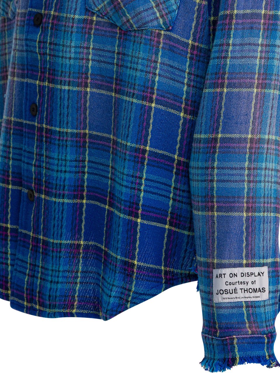 GALLERY DEPT "Marley Flannel" Shirt Blauw