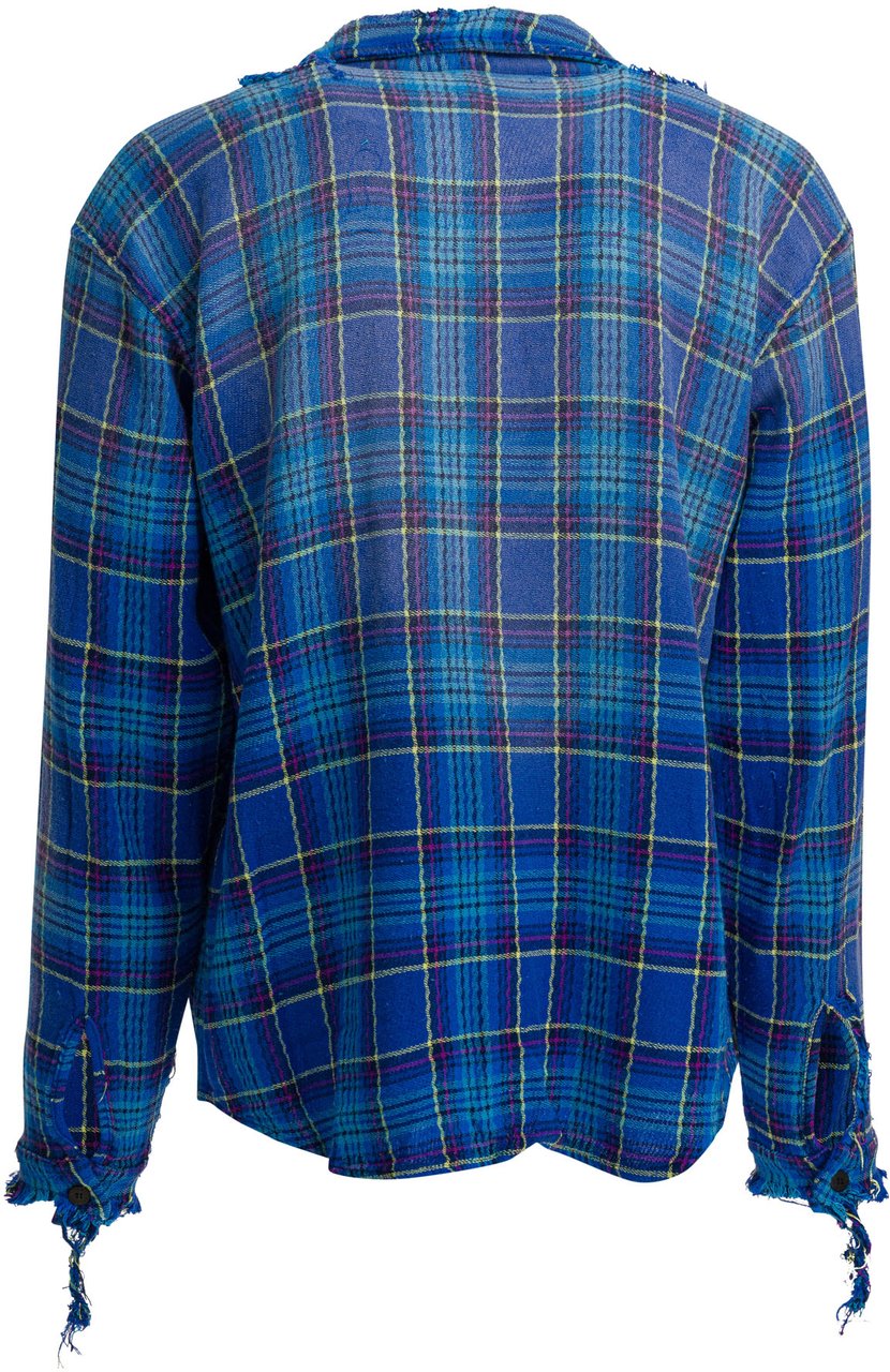 GALLERY DEPT "Marley Flannel" Shirt Blauw