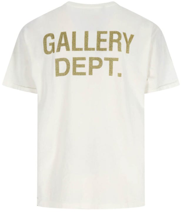 GALLERY DEPT Classic White T-Shirt With Minimalist Design Wit