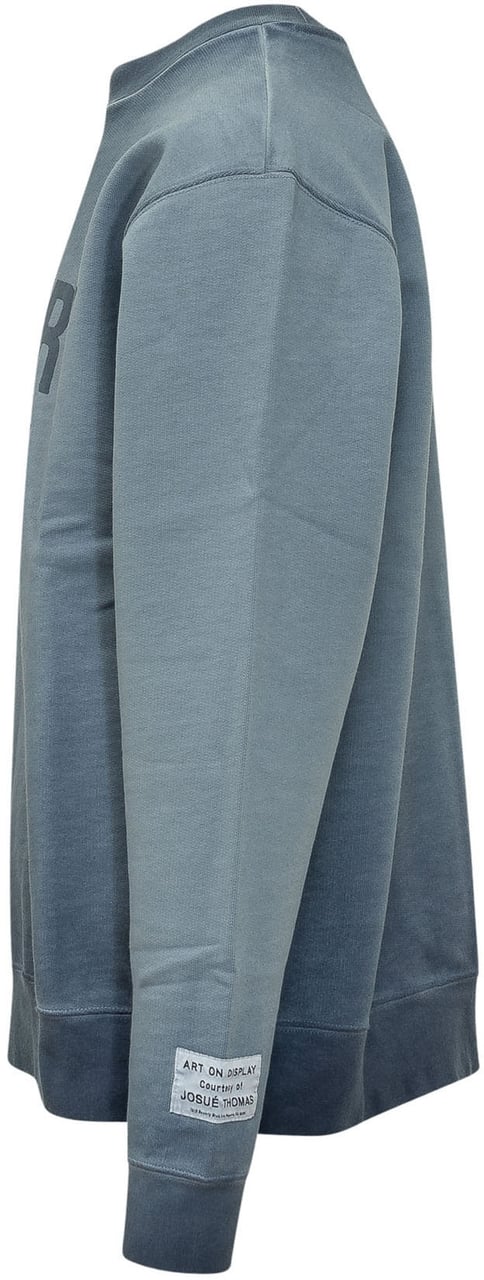 GALLERY DEPT Felpa Girocollo con Stampa Blauw
