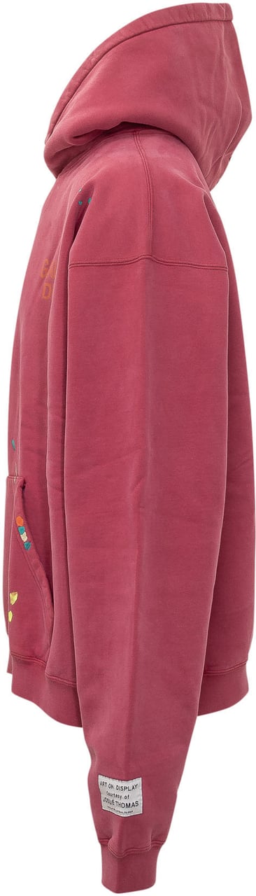 GALLERY DEPT Felpa con Cappuccio e Logo Roze