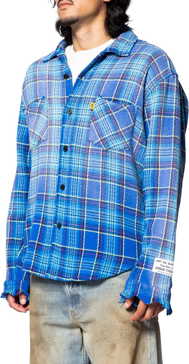 GALLERY DEPT MARLEY FLANNEL BLUE MULTI Blauw
