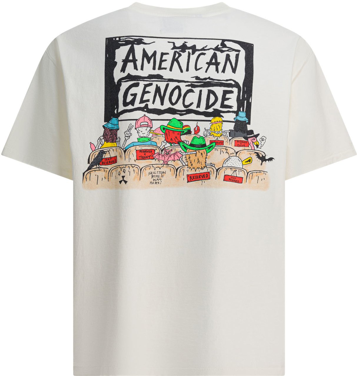 GALLERY DEPT "Skeleton Beach Theater Tee" T-shirt Wit