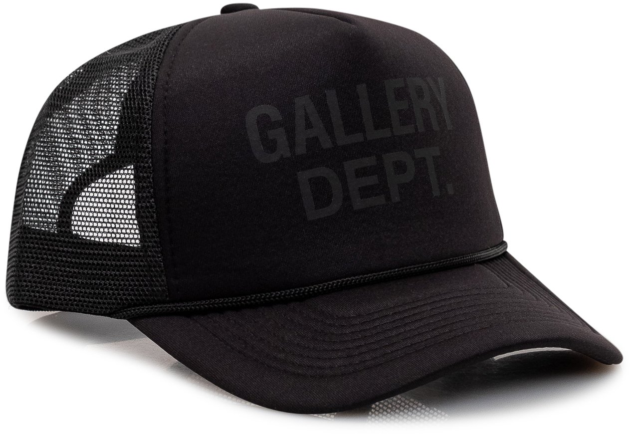GALLERY DEPT GD LOGO TRUCKER CAP Zwart