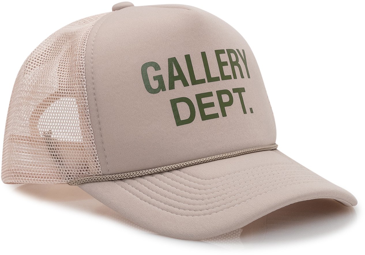 GALLERY DEPT GD LOGO TRUCKER CAP Wit